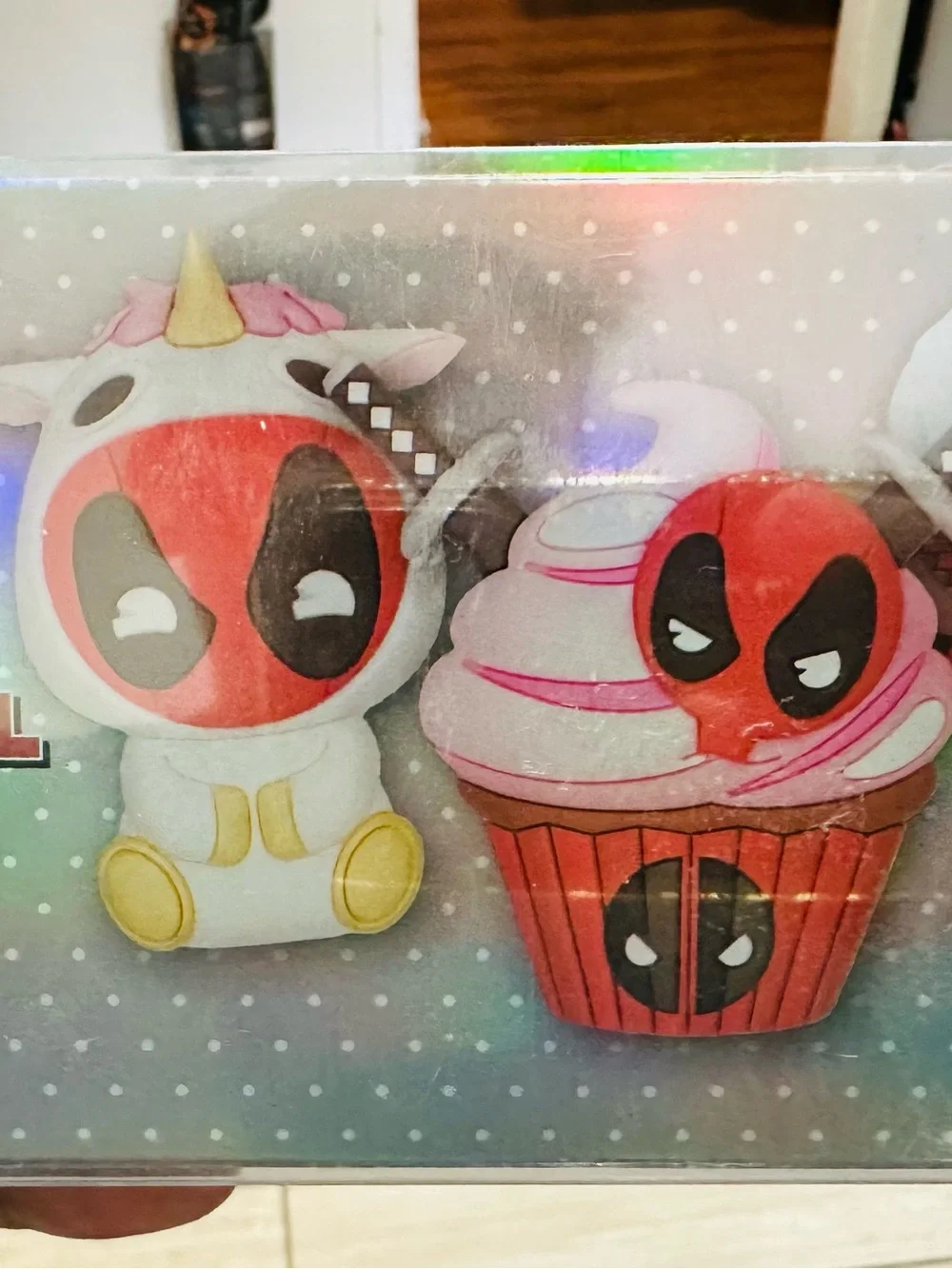 Marvel Deadpool Bag Clip 3-Pack -Unicorn,Cupcake,and Bathtime Figures